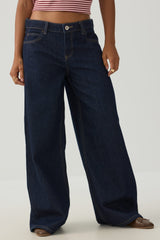 The Off-Duty Fit Low Rise Wide Leg Jean