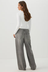 The Weekend Fit Low Rise Wide Leg Slouchy Jean