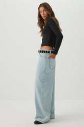 The Weekend Fit Low Rise Wide Leg Slouchy Jean
