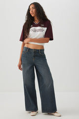 The Weekend Fit Low Rise Wide Leg Slouchy Jean