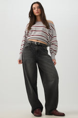 The Muse Fit Mid Rise Baggy Jean