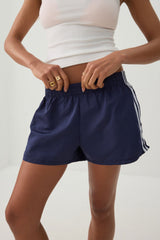 Woven Shorts with Contrast Piping