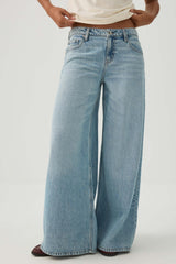 The Slacker Fit Low Rise Super Wide Leg Jean