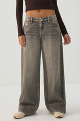The Slacker Fit Low Rise Super Wide Leg Jean