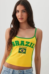 Brazil Contrast Tank Top