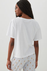 Oversized V-Neck PJ T-Shirt