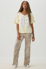 Oversized V-Neck PJ T-Shirt