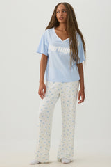 Oversized V-Neck PJ T-Shirt