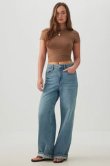 Basicore⢠Fitted Crop T-Shirt