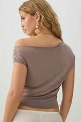 Asymmetrical Knit Top