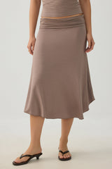 Midi Draped Skirt