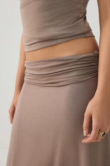 Midi Draped Skirt