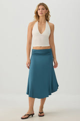 Midi Draped Skirt