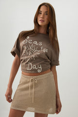 Graphic Print Oversized T-Shirt