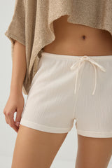 Flowy Seersucker Shorts