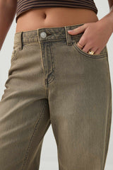 The Era Fit Mid Rise Straight Jean