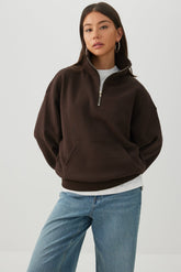 MADESOFT⢠Fleece Half Zip Sweatshirt