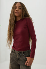 Basicore⢠Fitted Long Sleeve T-Shirt