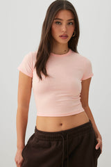 Basicore⢠Crop Cap Sleeve T-Shirt