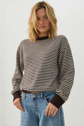 Striped Crew Neck Sweater