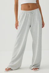 Striped Wide Leg Knit Pants