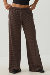 Striped Wide Leg Knit Pants