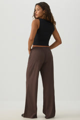 Striped Wide Leg Knit Pants
