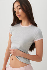 Ringer Crew Neck T-Shirt