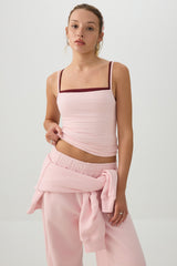 SMOOTHCORE⢠Double Layer Square Neck Tank Top