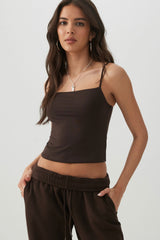 Smoothcore⢠Double Layer Square Neck Tank Top