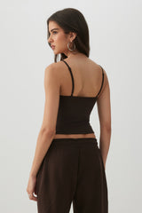 Smoothcore⢠Double Layer Square Neck Tank Top