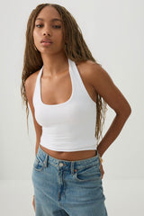 Smoothcore⢠Basic Halter Crop Tank Top