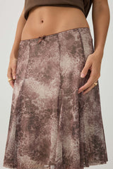 Mesh Midi Skirt