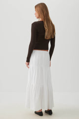 Tiered Maxi Skirt