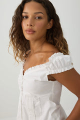 Off Shoulder Puff Sleeve Top