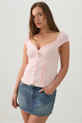 Off Shoulder Puff Sleeve Top