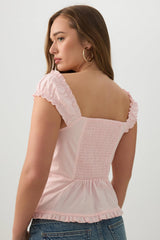 Off Shoulder Puff Sleeve Top