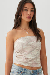 Foliage Crop Tube Top