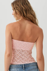 Lace Tube Top