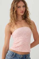 Lace Tube Top