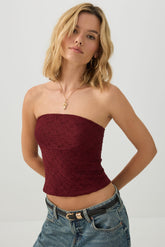 Lace Tube Top