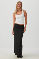 Maxi Fold-Over 2-in-1 Skirt