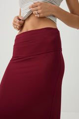 Maxi Fold-Over 2-in-1 Skirt