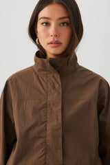Oversized Windbreaker Jacket