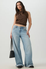 Satin Cowl Neck Halter Top