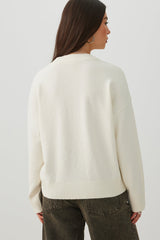 V-Neck Knit Sweater