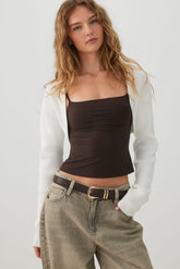 Ultra Crop Rib Bolero