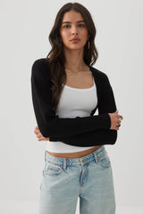 Ultra Crop Rib Bolero