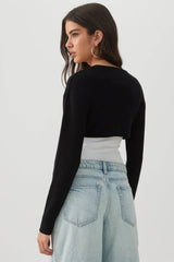 Ultra Crop Rib Bolero