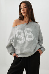 MADESOFT⢠Fleece Off Shoulder Sweatshirt